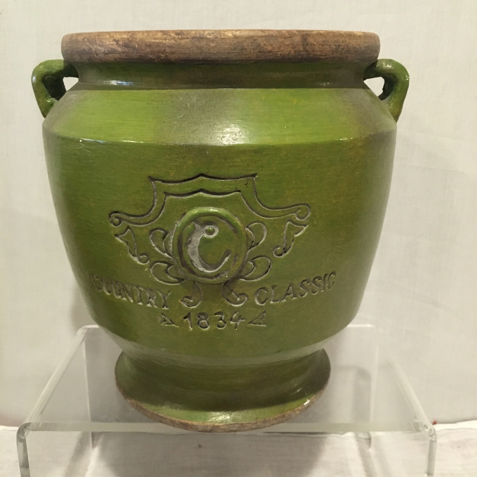 American Glazed Earthenware Jar by Country Classic Co.