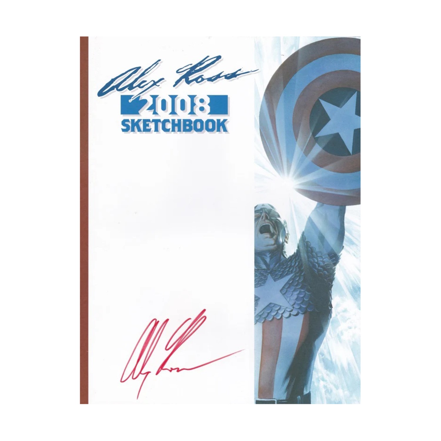 Alex Ross Art Books Sketchbook 2008 EX