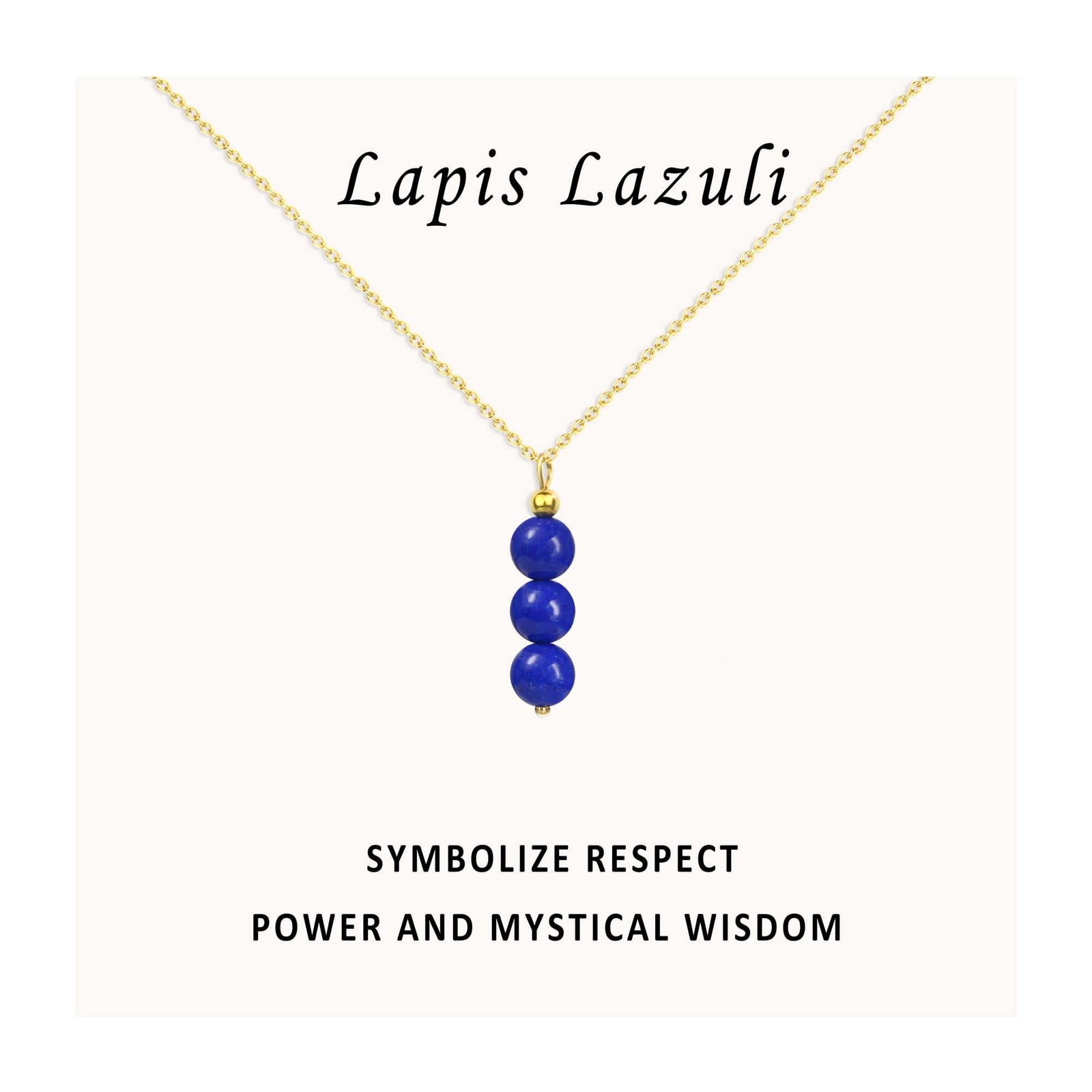 SmileBelle Lapis Lazuli Crystal Necklaces for Women Blue Necklaces for Girls ...