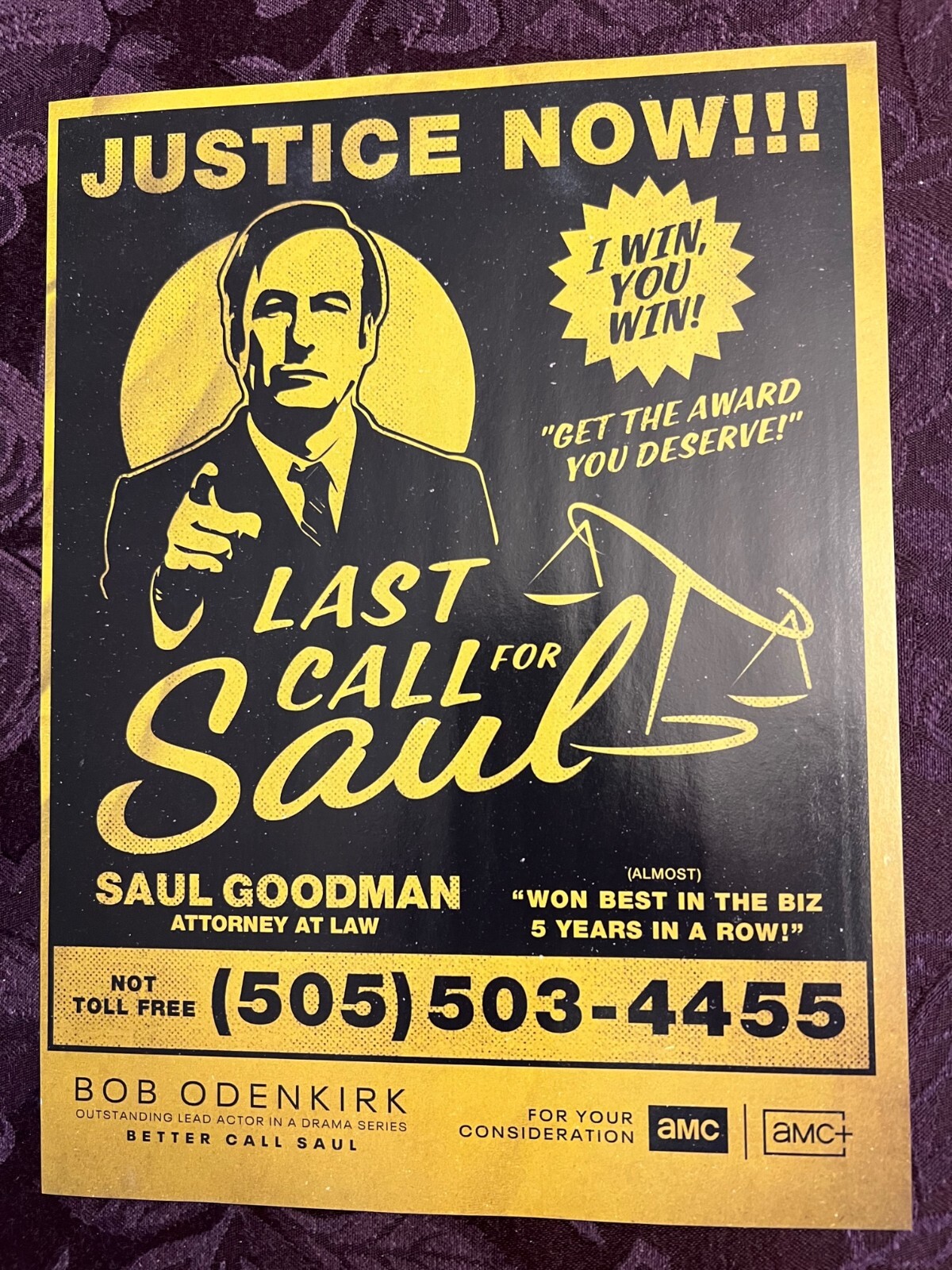 Better Call Saul - Television Show - Promotional Sheet