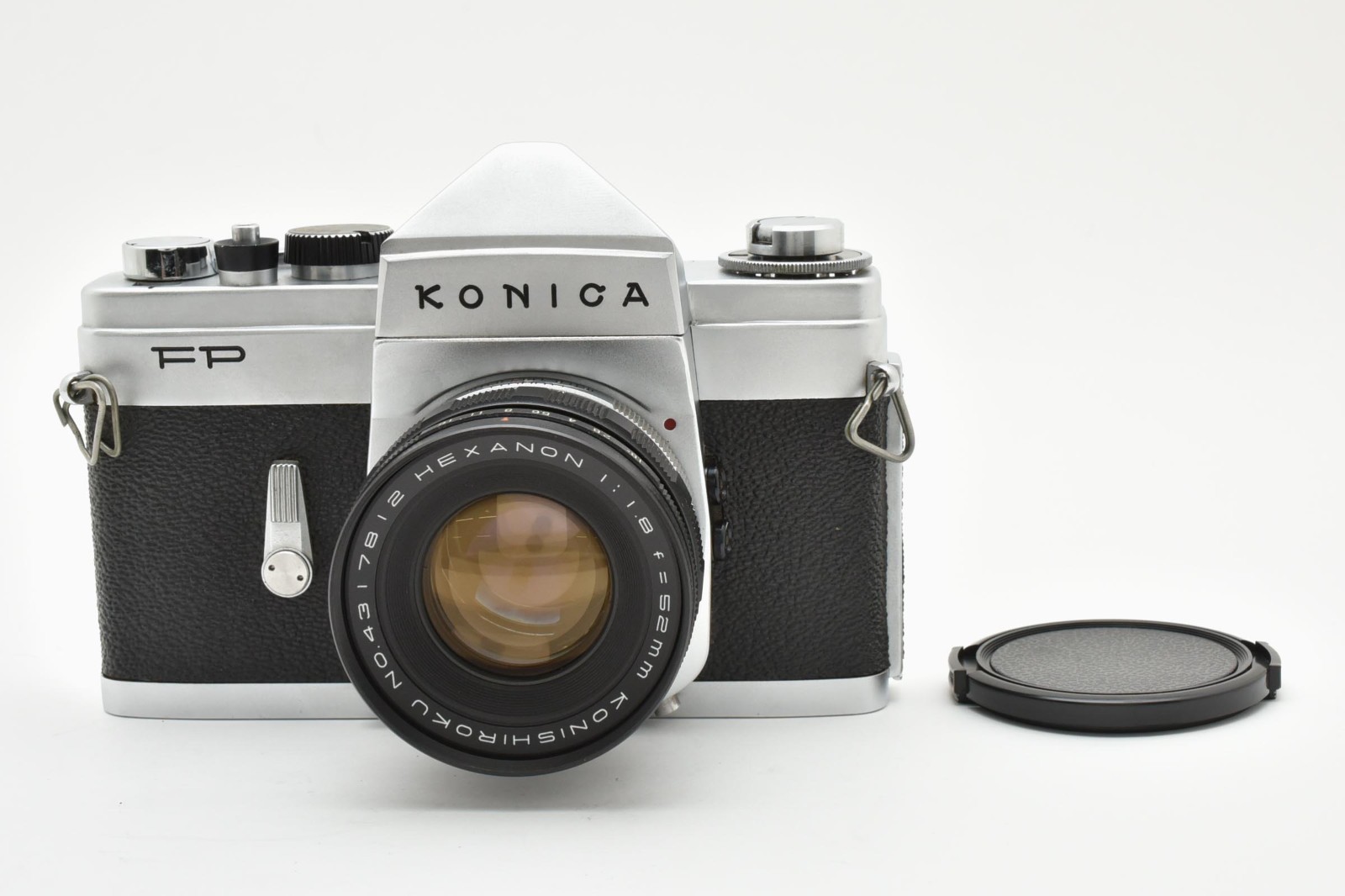 🚀🎁《NEAR MINT》Konica FP 35mm SLR Film Camera Hexanon 52mm f/1.8 Lens From JAPAN