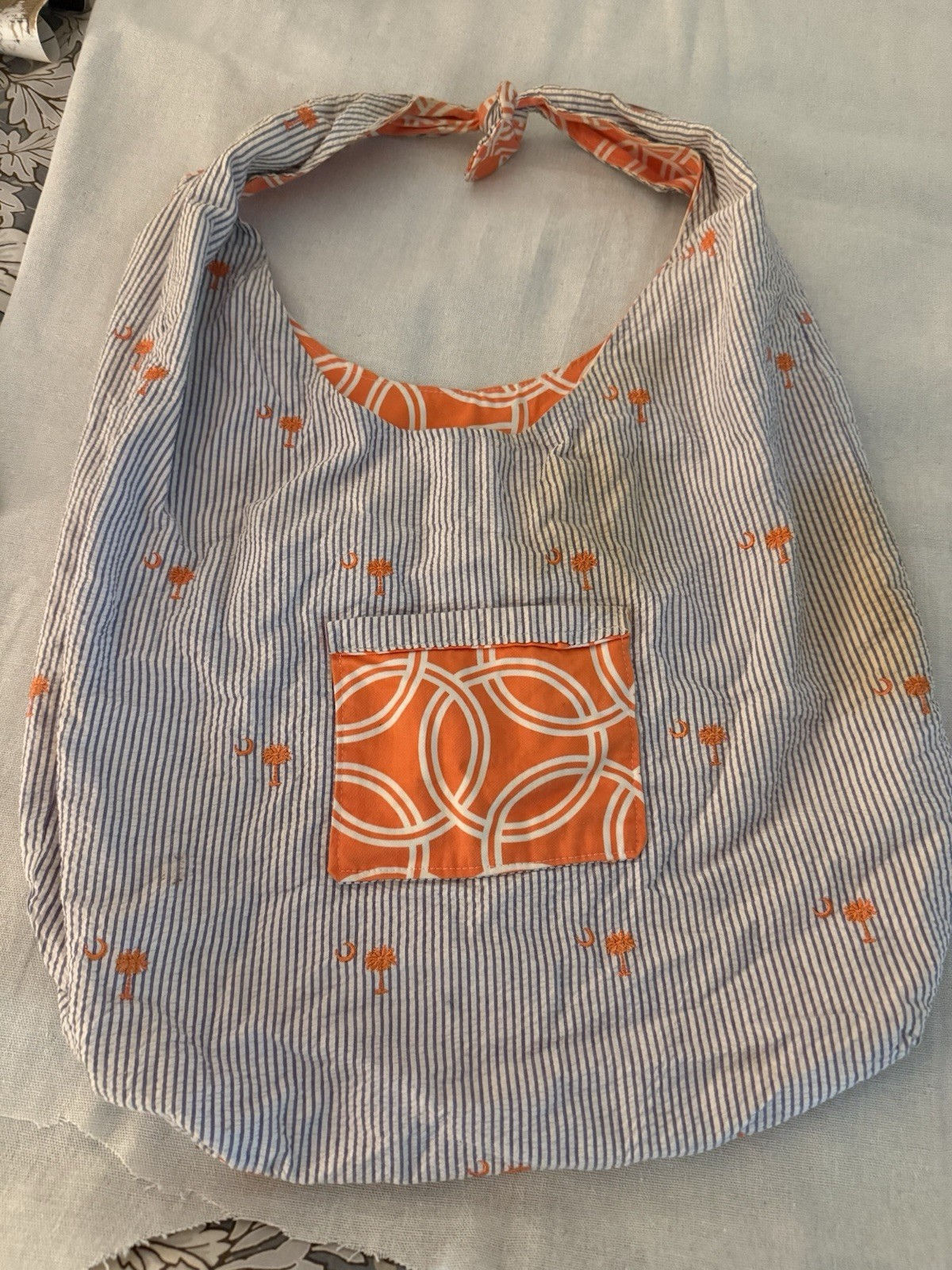 Women’s Large Bag -  Clemson University *Custom Hand Made* Over Shoulder Bag