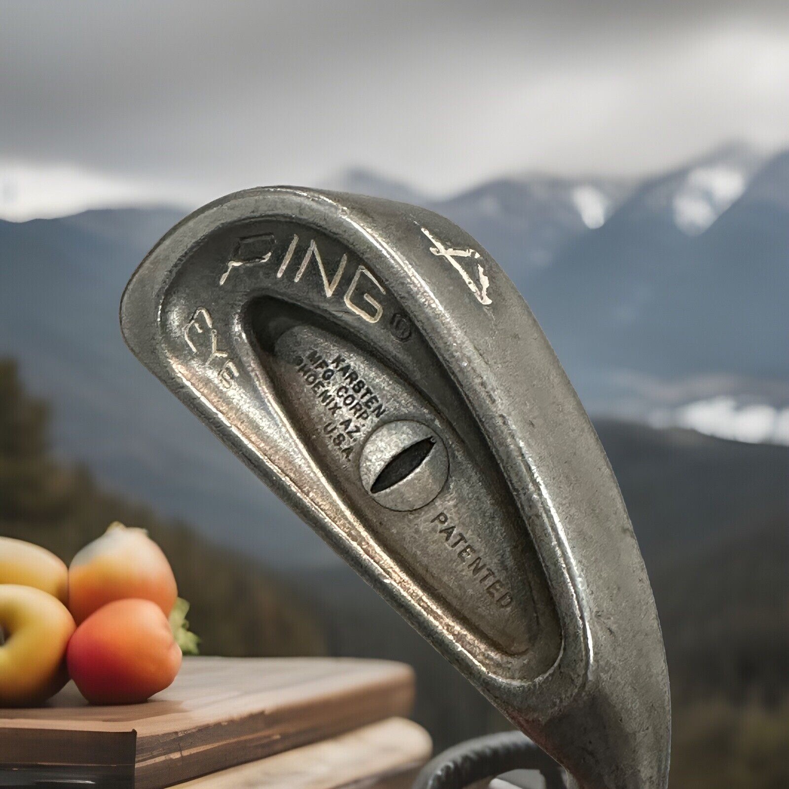 Ping Cat Eye Black Dot 4 Iron Karsten ZZ-Lite Steel Shaft  38” Lamkin Grip RH