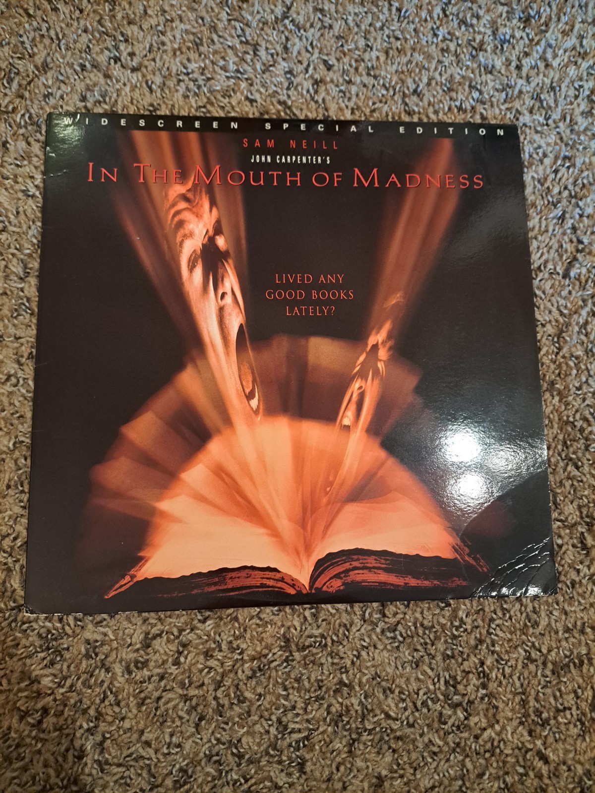 In the Mouth of Madness Laserdisc Movie LD John Carpenter