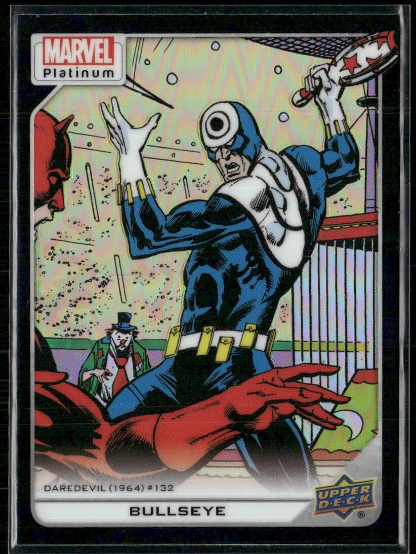 2023 Upper Deck Marvel Platinum Black Rainbow #158 - Bullseye