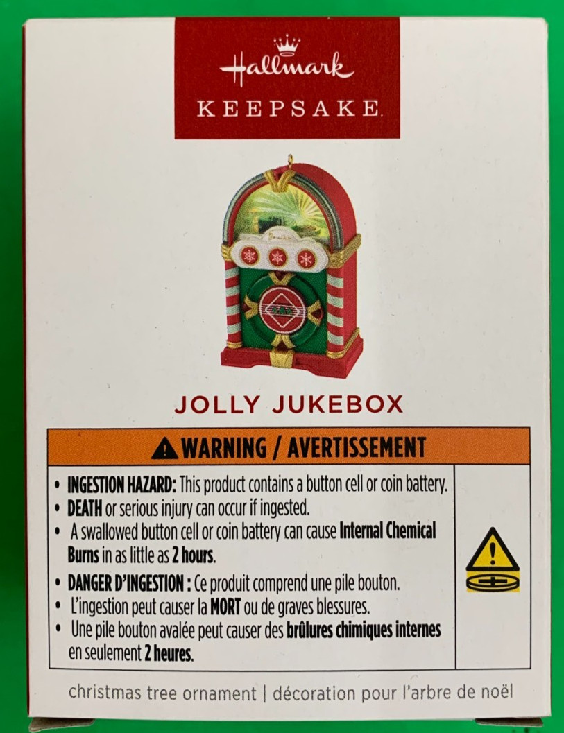 JOLLY JUKEBOX - 2025 Hallmark Keepsake Ornament - MAGIC (light & sound) - NEW