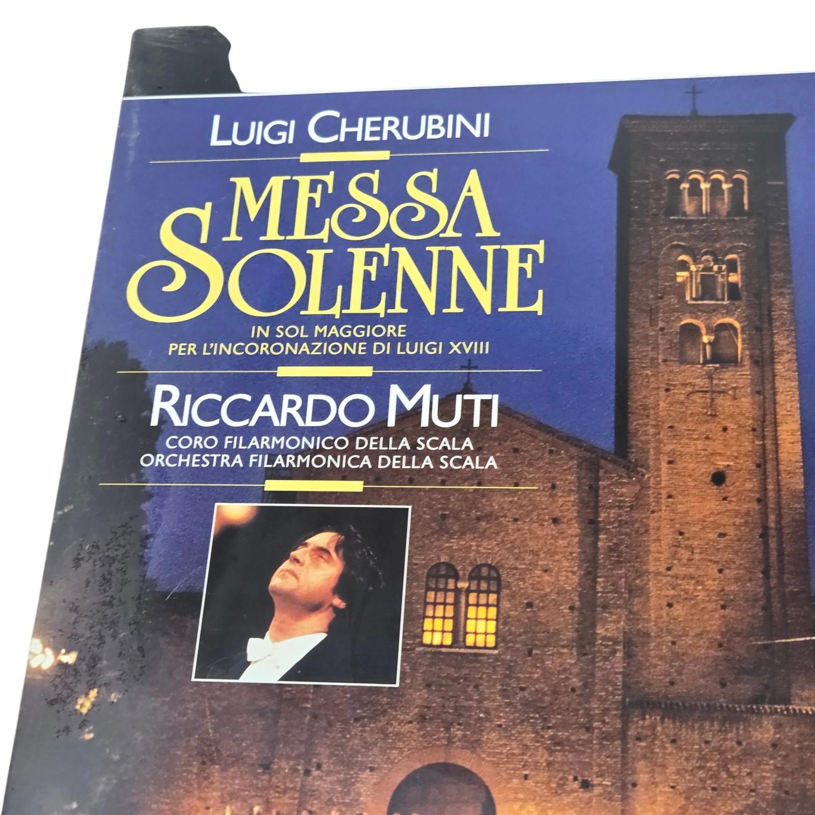 Luigi Cherubini Messa Solenne Riccardo Muti Laser Disc Classical