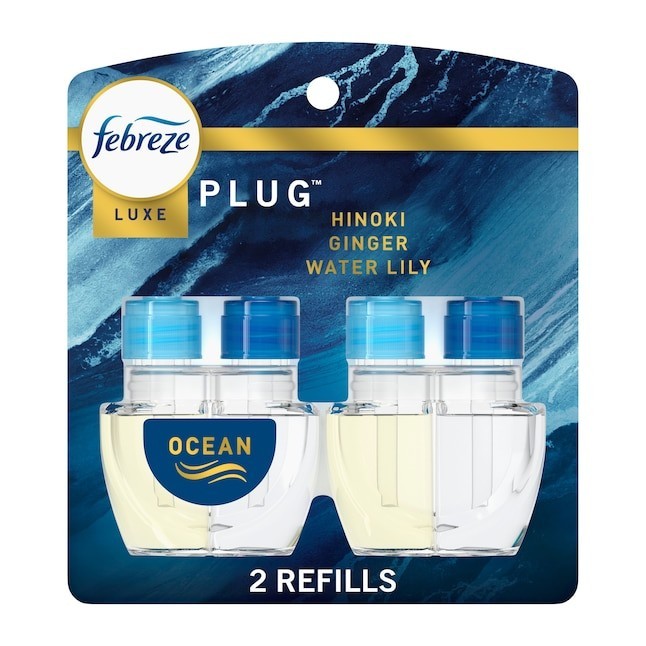 Febreze Plug-In Air Freshener Refill 0.87oz Ocean Odor-Fighting Liquid