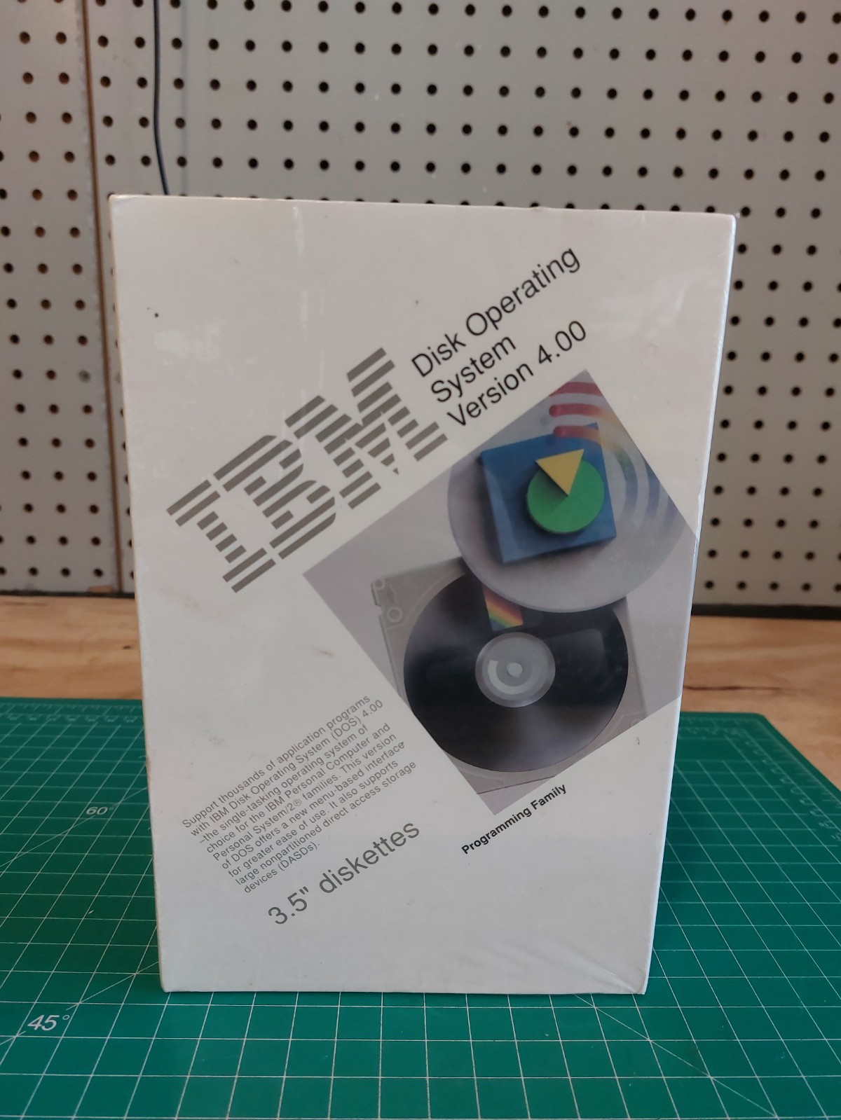 Vintage IBM DOS Version 4.0 Disk Operating System 3.5" Floppy Sealed Box NEW