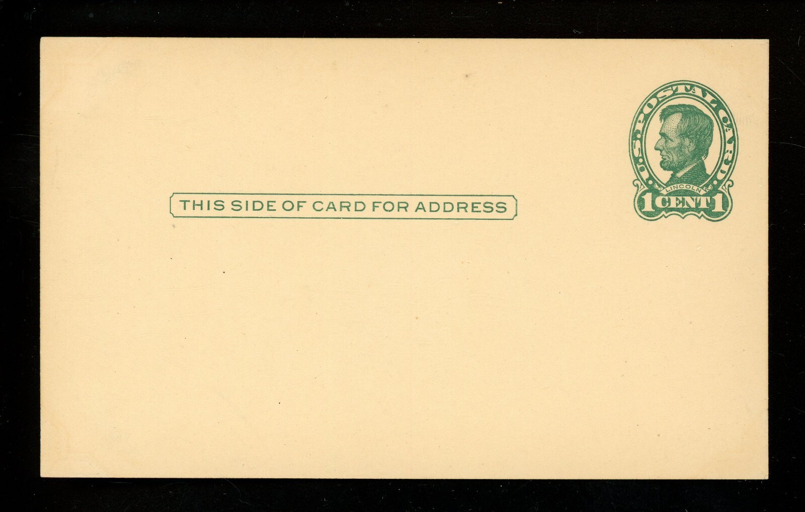 US Postal Stationery UX28 Mint Postal Card 1 Cent Lincoln Issued 1917