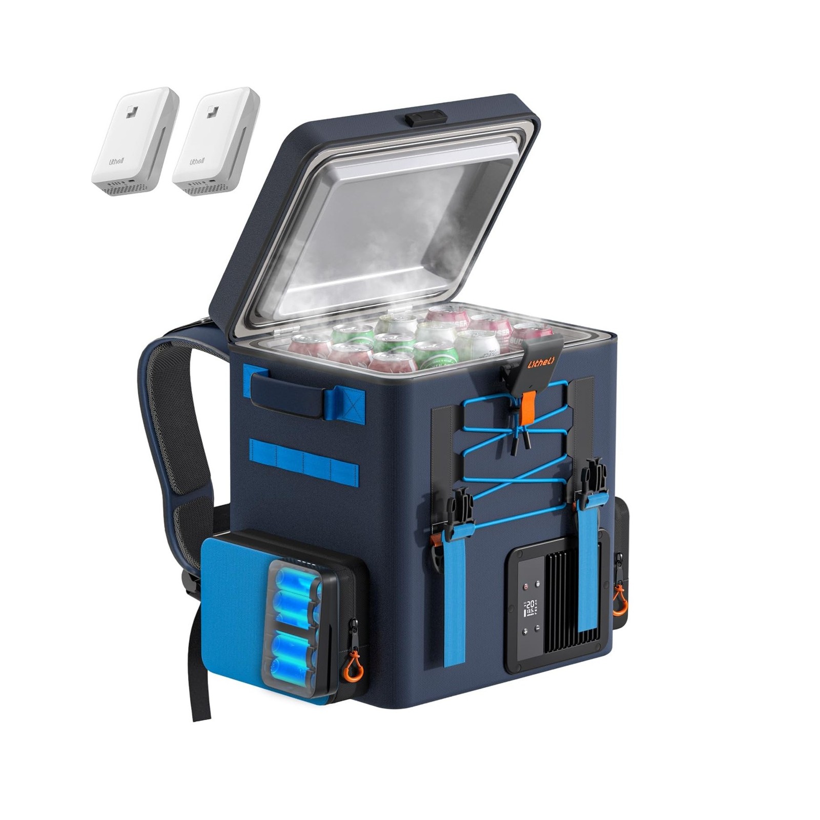 LiTHELi Frozen Pack 12V Car Refrigerator & Portable Electric Cooler, 20L/21QT...