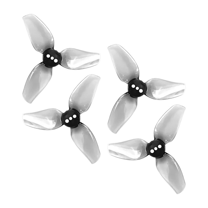 HQProp T2.2x2x3 Gray PC Tri-Blade Prop 2CW 2CCW for FPV Drone 2.2 Inch 4pcs