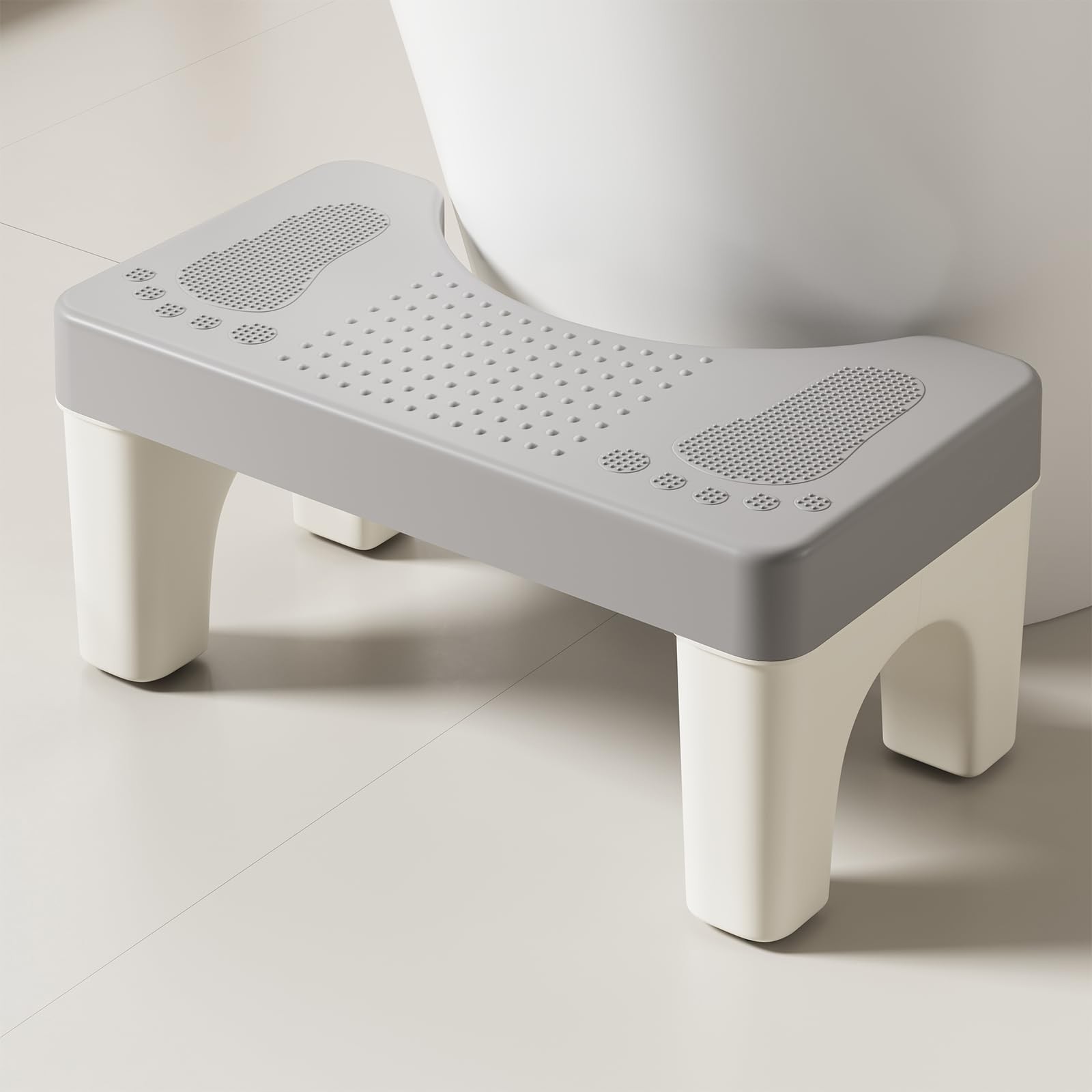 Squatting Potty for Adults, 6.7" Toilet Stool Squat Adult, Portable Poop Stoo...