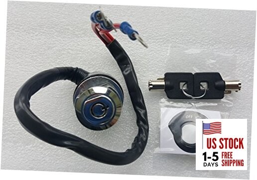 Universal Ignition Switch with Round Key Harley Ignition Switch 3-Position 