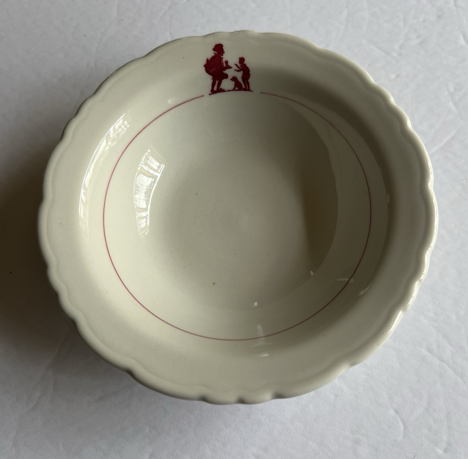 Howard Johnson’s Restaurant Cereal Bowl Pie Man Caribe China 6 1/2” Across