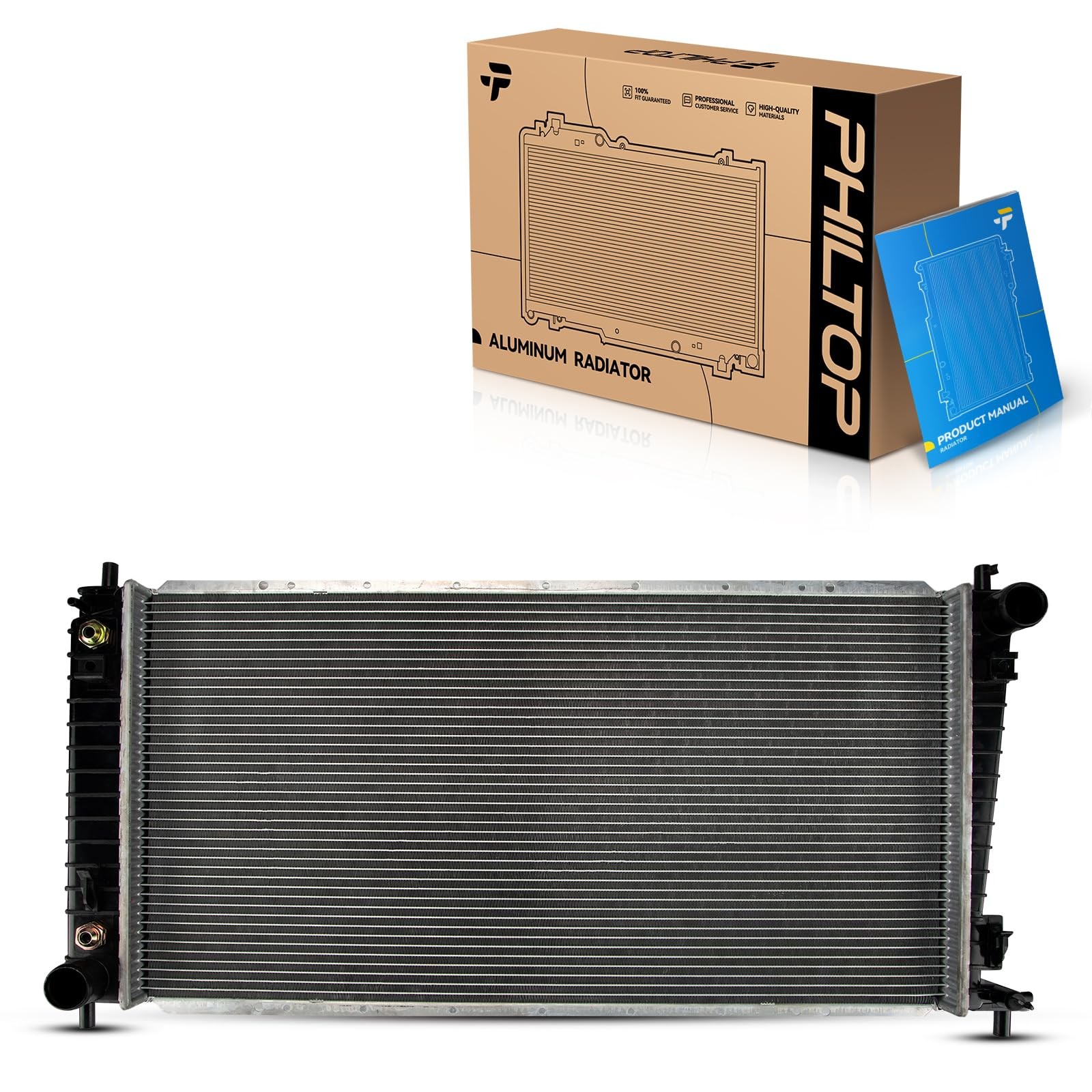 Engine Coolant Radiator 2005-2008 F 150 5.4L 4.6L Expedition Mark LT PHILTOP