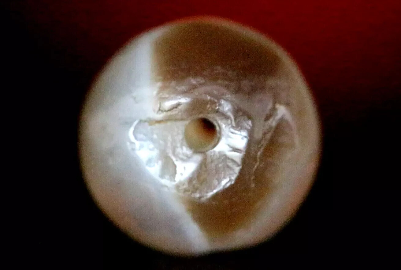 Taxila Gandhara Agate Dzi Bead 12mm Striped Stone #L730 Rare Gem