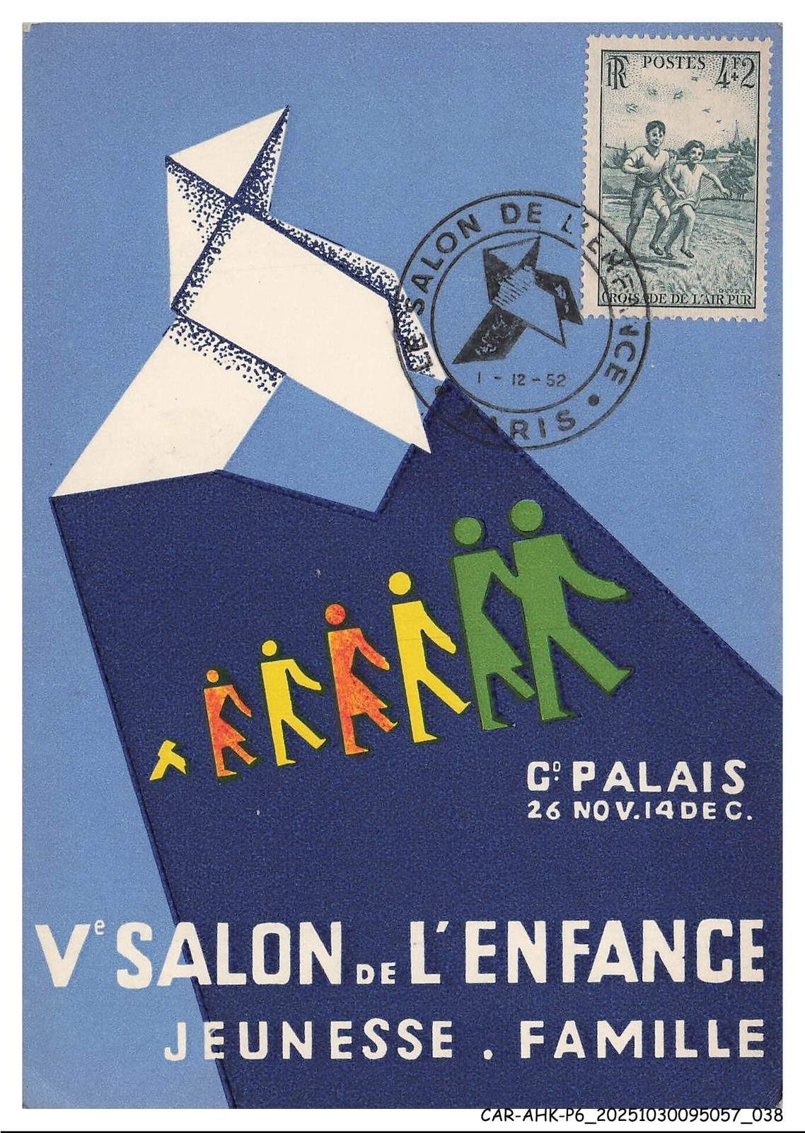 CAR-AHKP6-0339-MAXIMUM Cards - Children's Show - Large Paris Show - 1