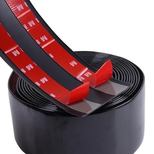 4"(100mm) Heavy Duty Automotive Trim Molding Car Side 10FT Glossy Black