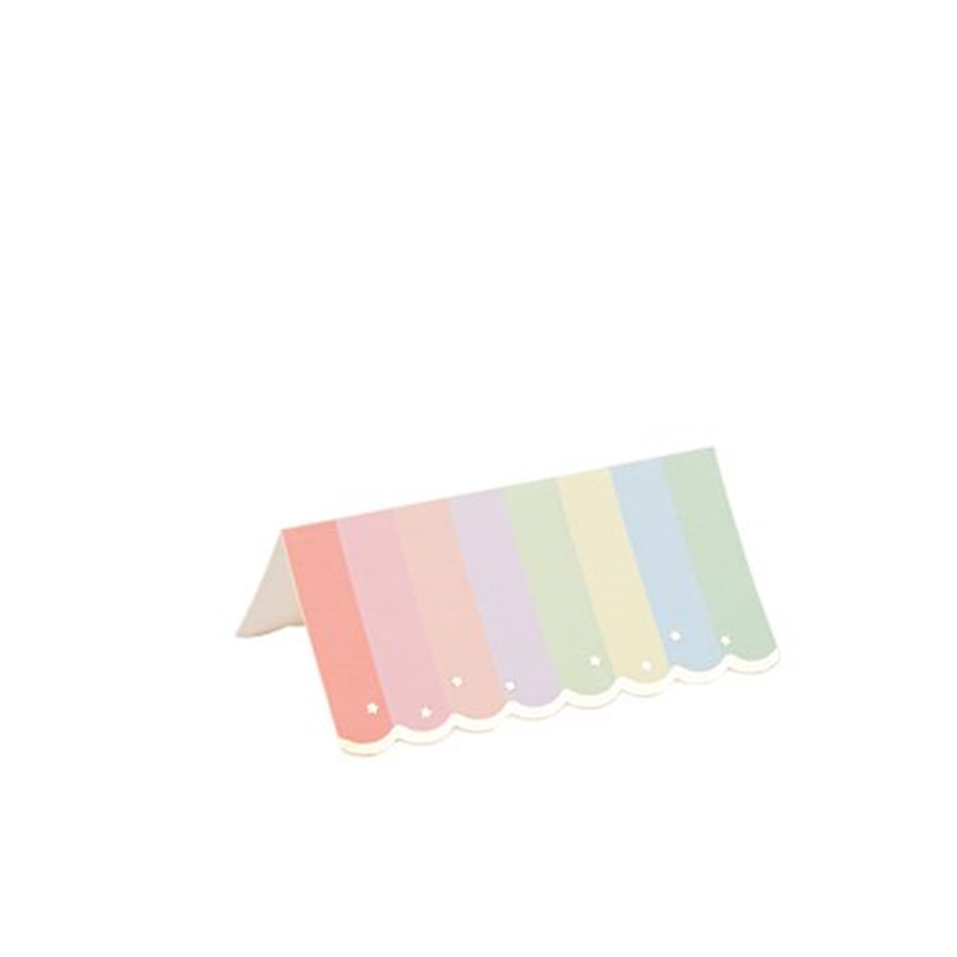 Segnaposto Pastello Oro 8x4cm 8pz