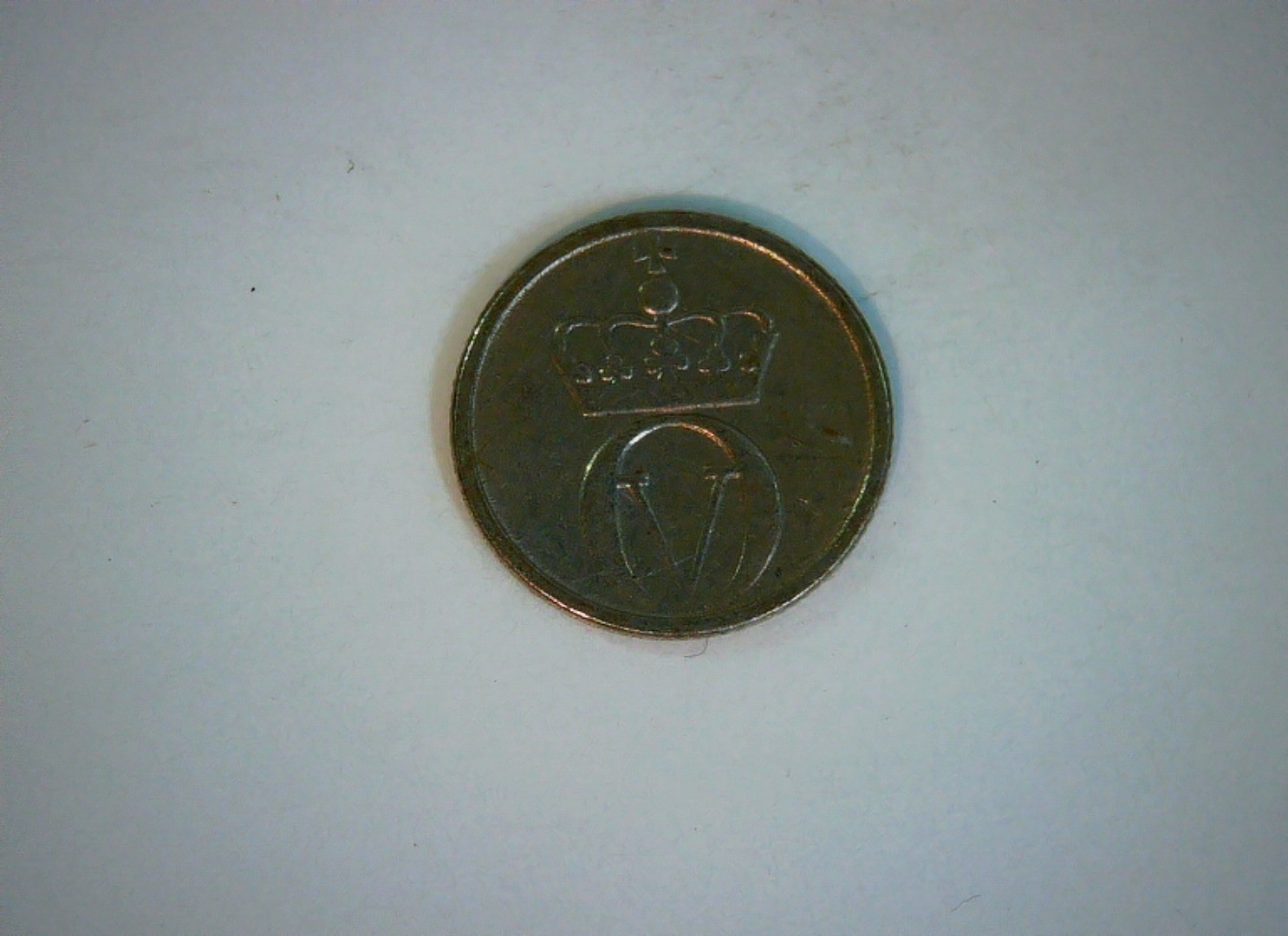 Norway 1963 10 Øre Olav V 10 Øre (crowned monogram / value in wreath) Coin