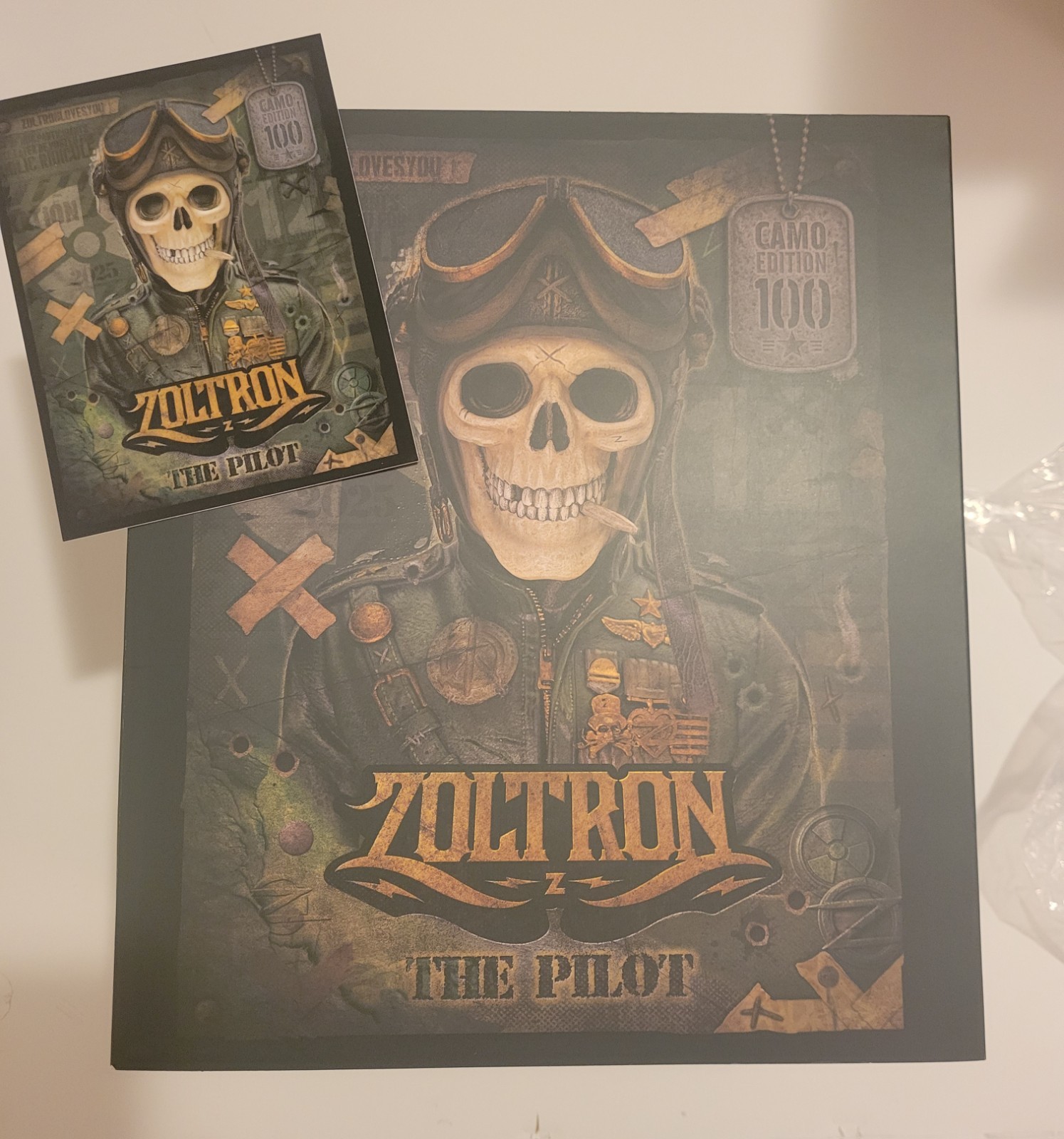 Zoltron Pilot 12 inch Sculpture Bust Camo Edition #/100