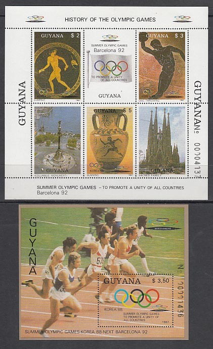 British Guiana - Mail Yvert 1769FA/FCC+H.14 ** Mnh Sports. Olympics