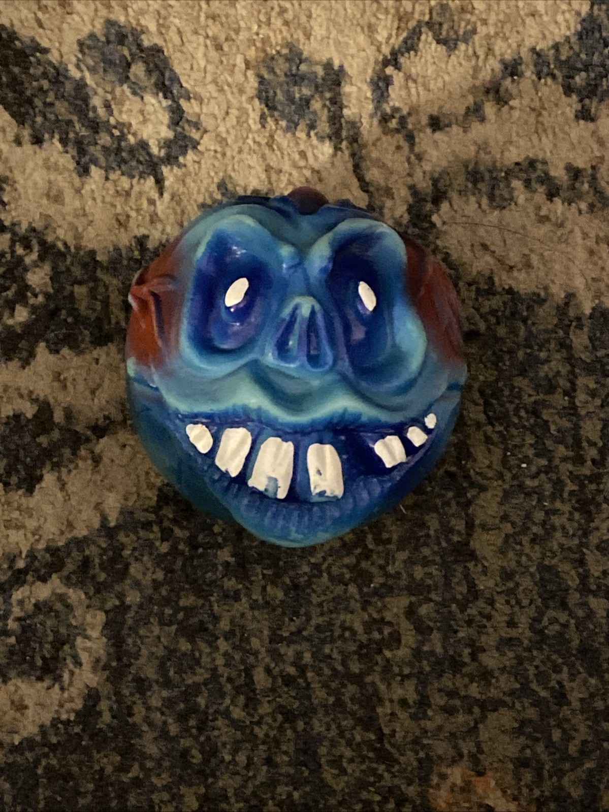 1986 Crazy Balls Creepy Monster Inflatable Toy Madballs Knockoff Bootleg Taiwan