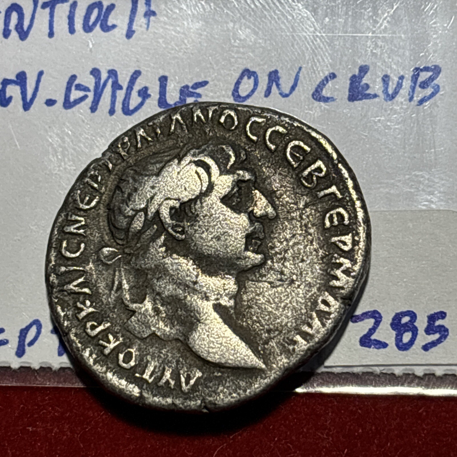 Roman Empire Trajan 98-117 A .D. AR Tetradrachm Ancient Silver Coin Rev Eagle