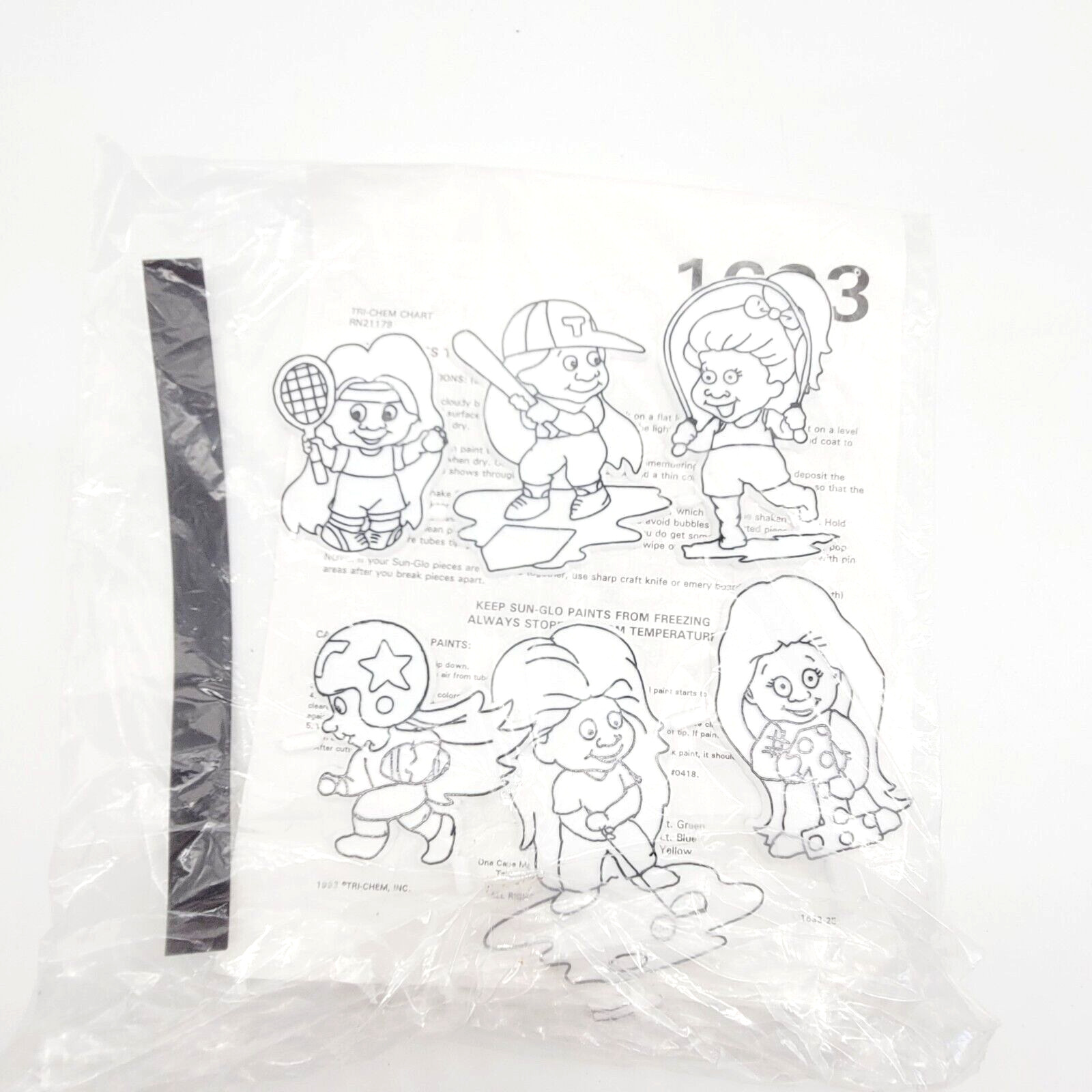 Tri Chem Sun Glo 1633 6 Troll Sports Magnets Craft Paint