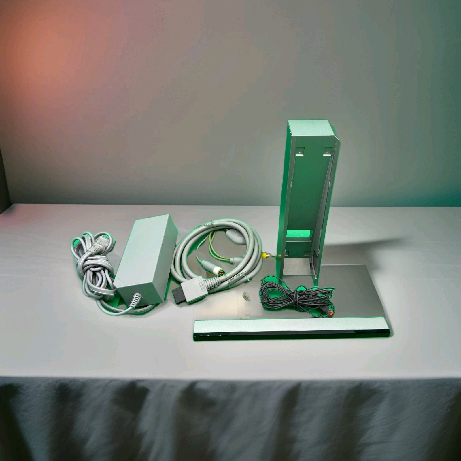 Nintendo Wii Accessory: Power Adapter, Sensor Bar, Cradle & Base.