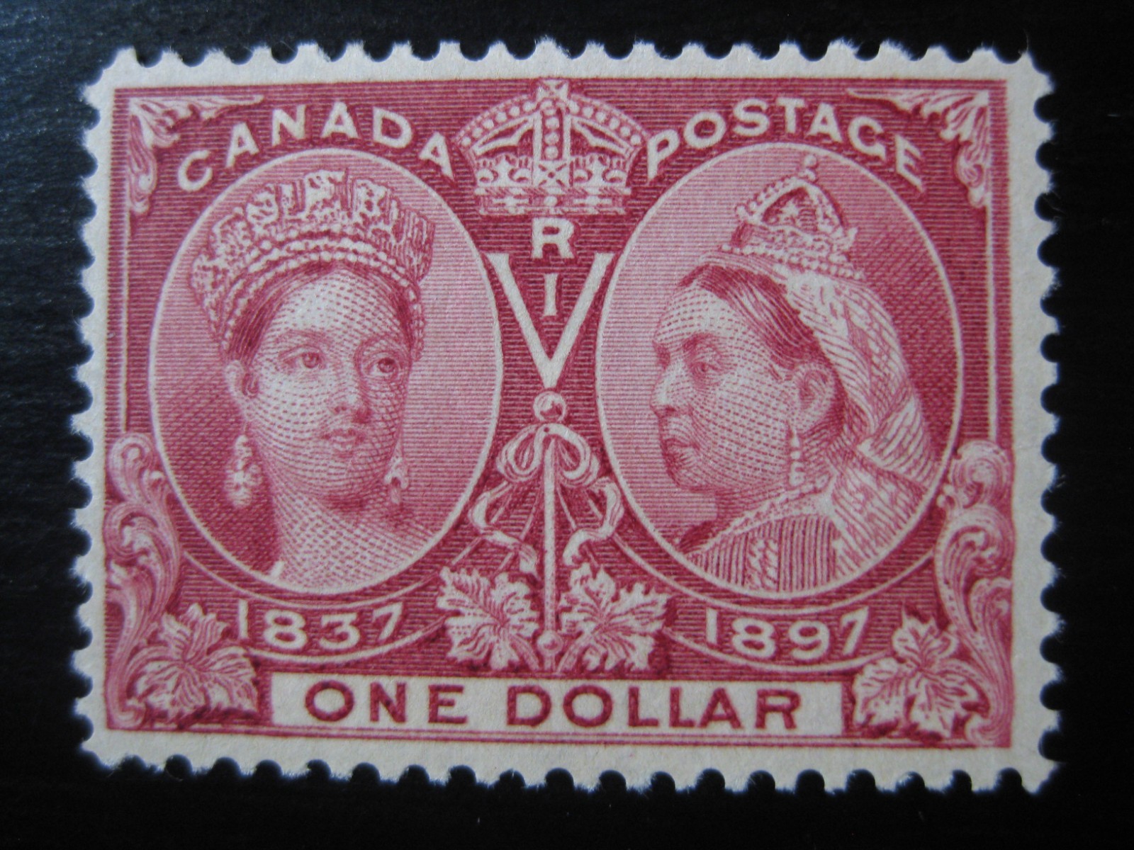 CANADA Sc. #61 scarce mint $1 Jubilee stamp! SCV $1,000.00