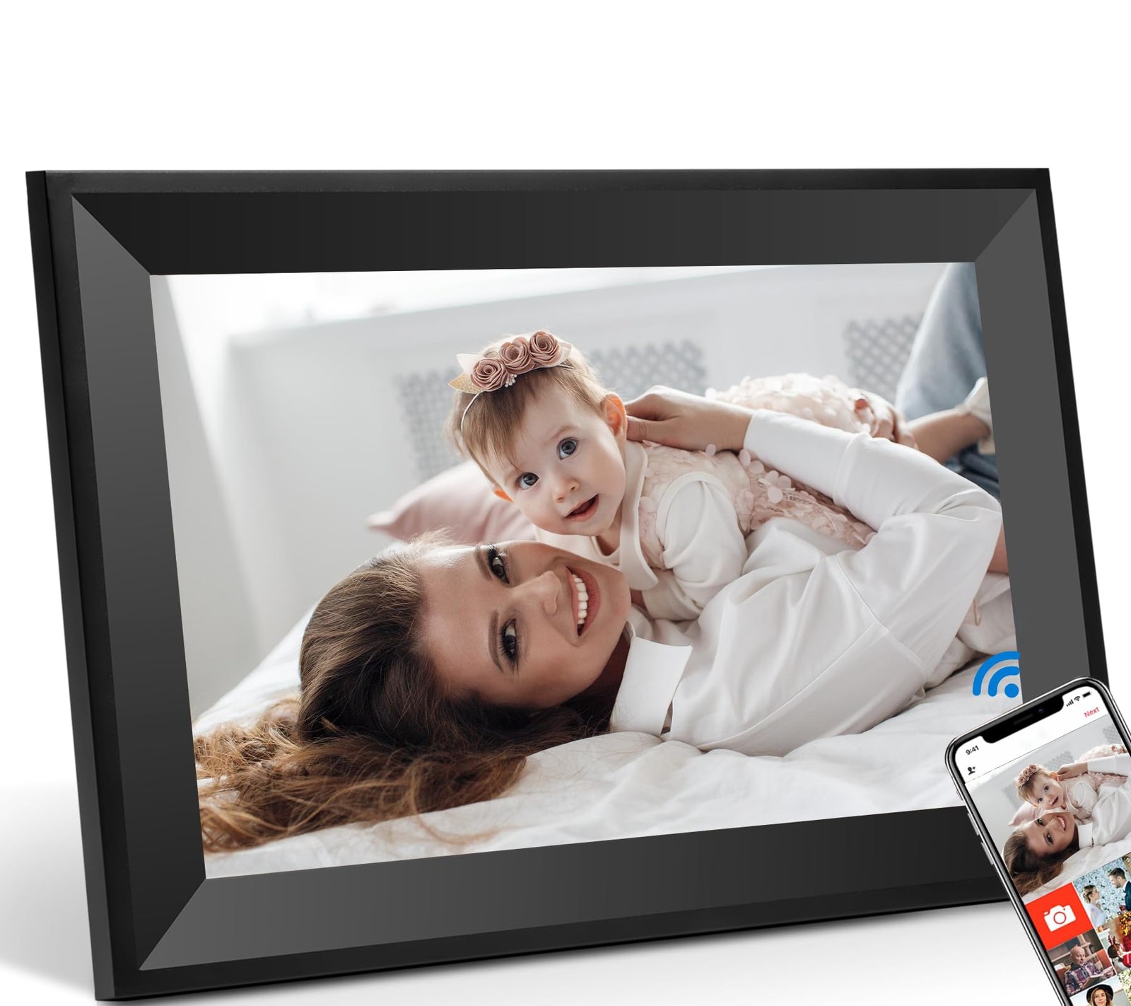 Uhale Digital Picture Frame 10.1 inch IPS Touch Screen Digital Photo Frame Wi...