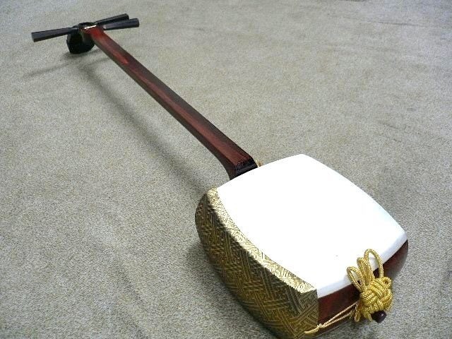 Shamisen Beniki Kinsho Folk Song 1 Sun Short Used 27