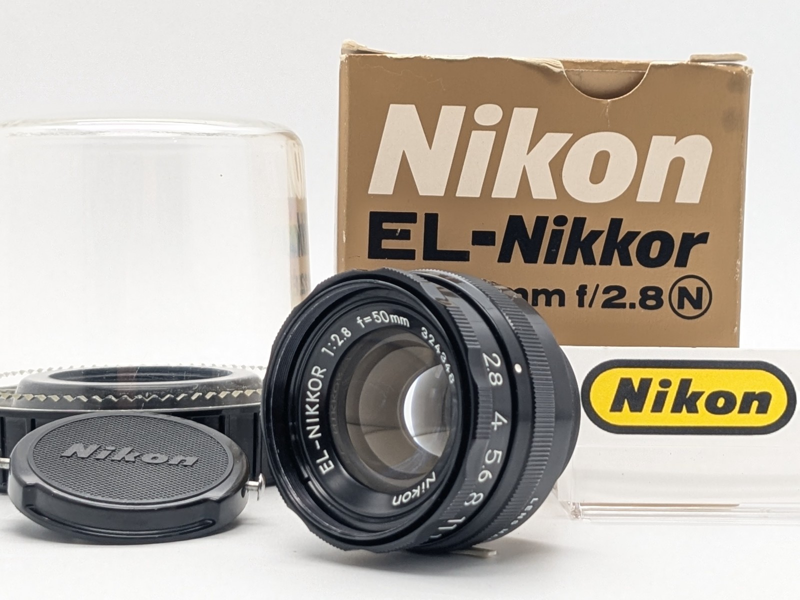 [N MINT+++ in Box] Nikon EL Nikkor 50mm F/2.8 N Enlarging Lens L39 from Japan