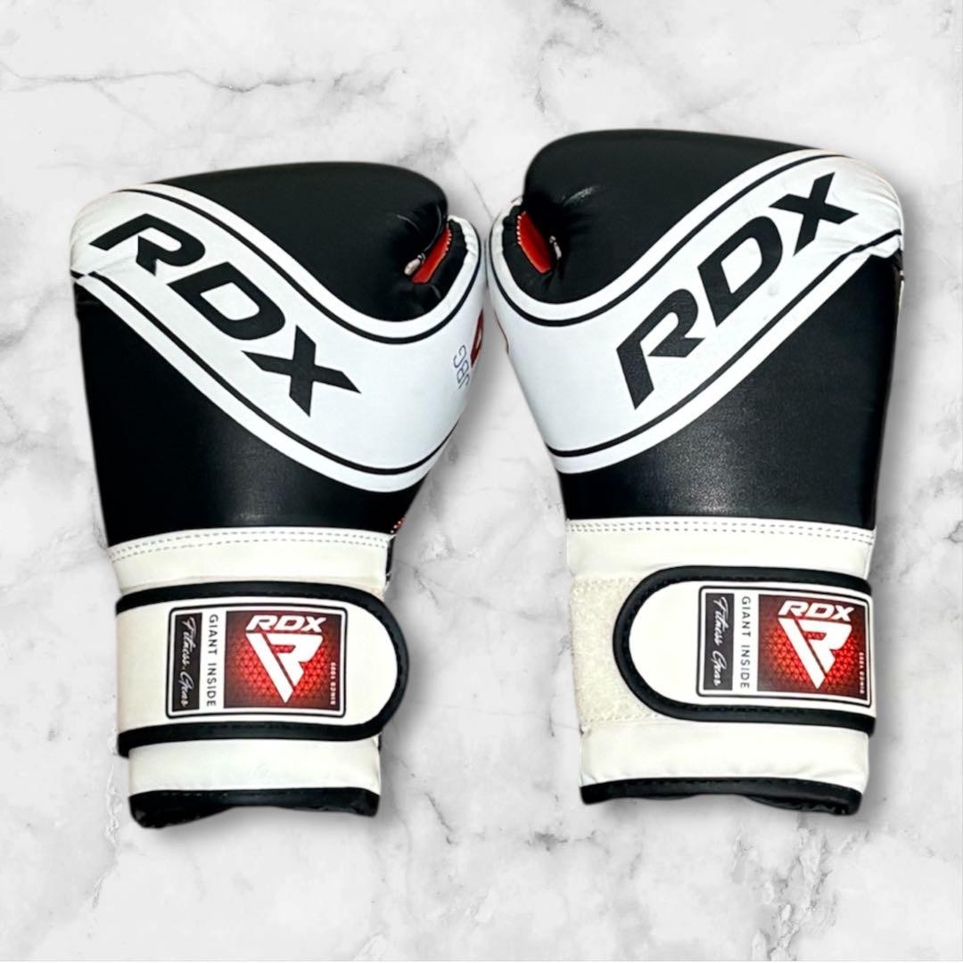RDX Boxing Gloves 4oz Black White MMA Training Lightweight - Adult & Kids