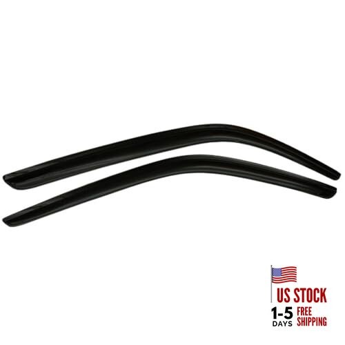  [AVS] Outside Mount Rain Guards For 1994 - 2001 Dodge Outside Mount - Smoke