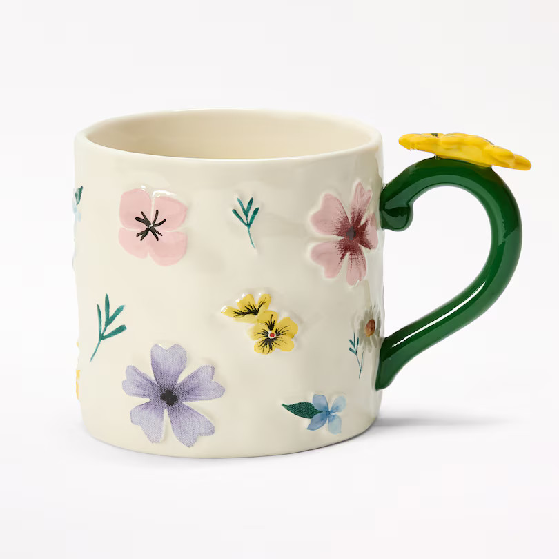IDG Floral Embossed Mug
