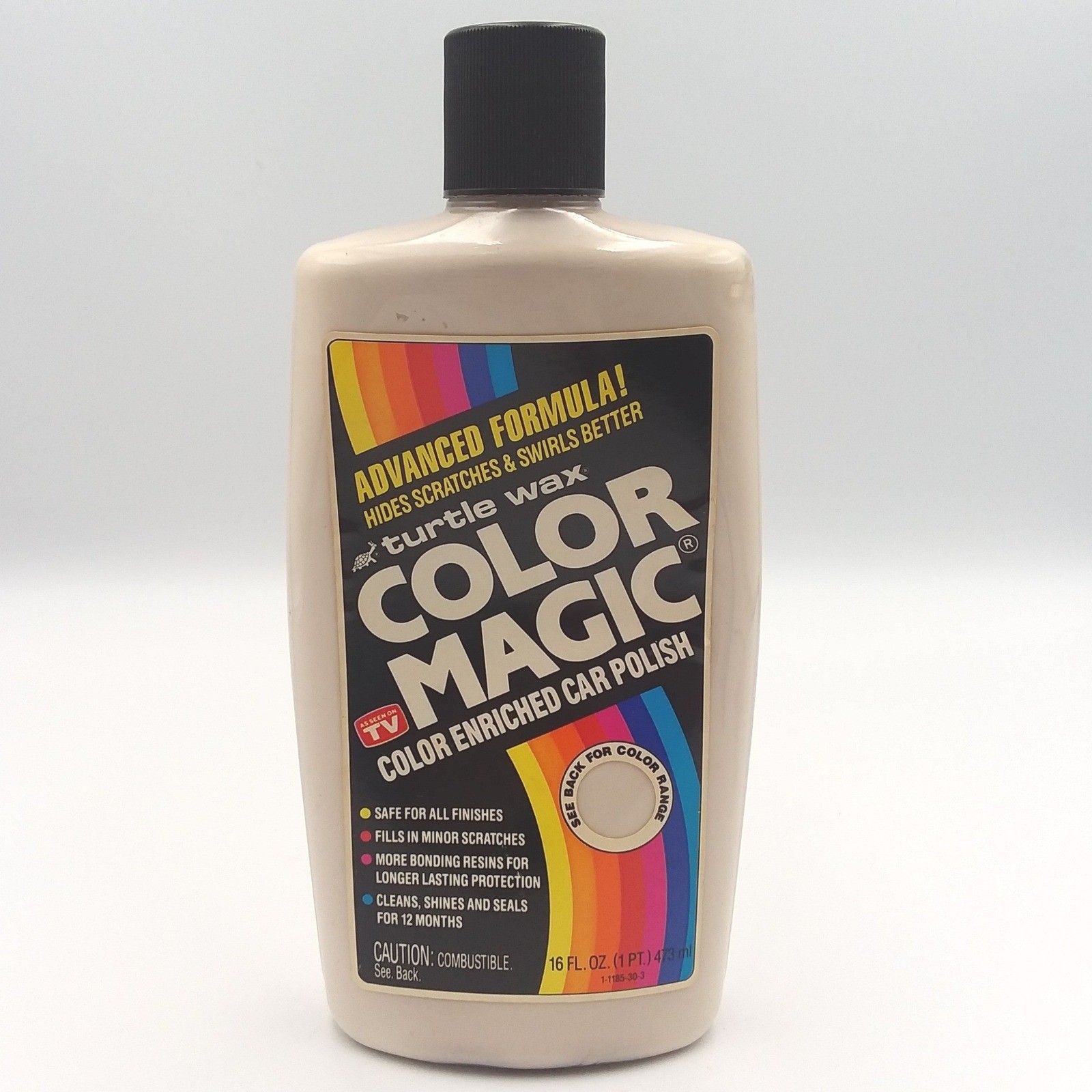 Vintage Turtle Wax Color Magic Advance Formula White Enriched Car Polish HTF