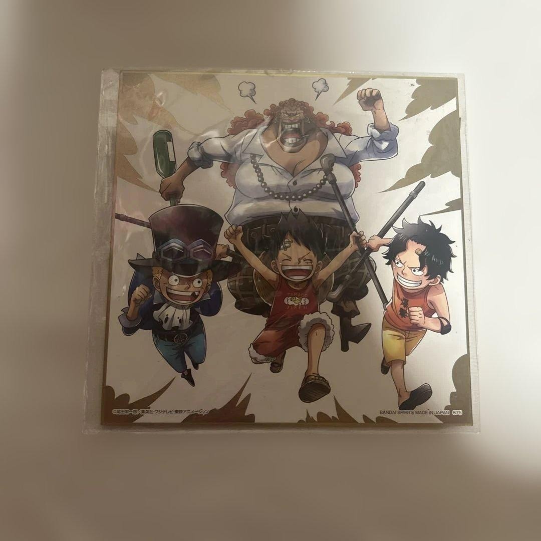 One Piece Luffy Ace Sabo Shikishi Art Wall Decor Collectible