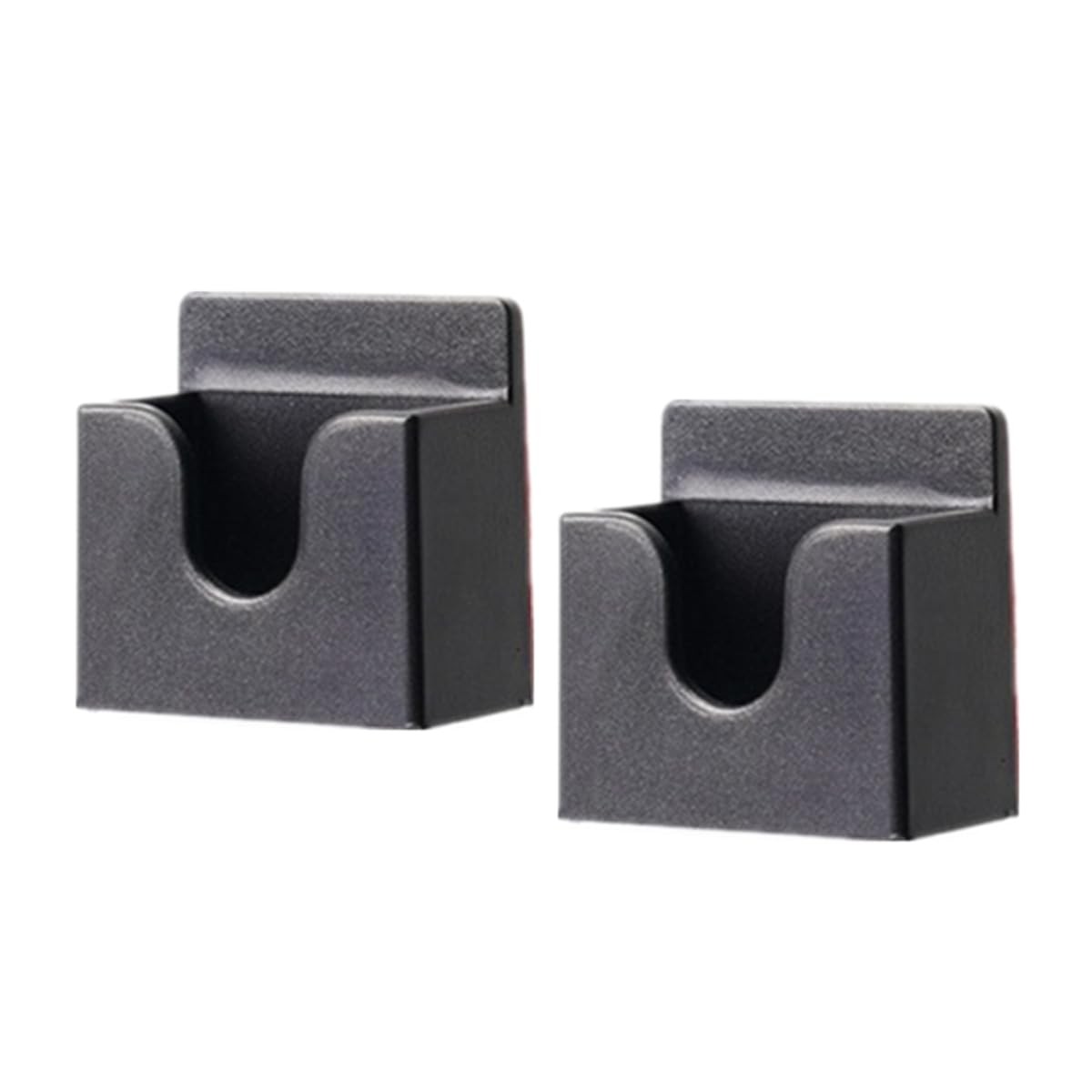 YurMemo 2 Packs Universal Walkie Talkies Holder, Car Ham Radio Black 