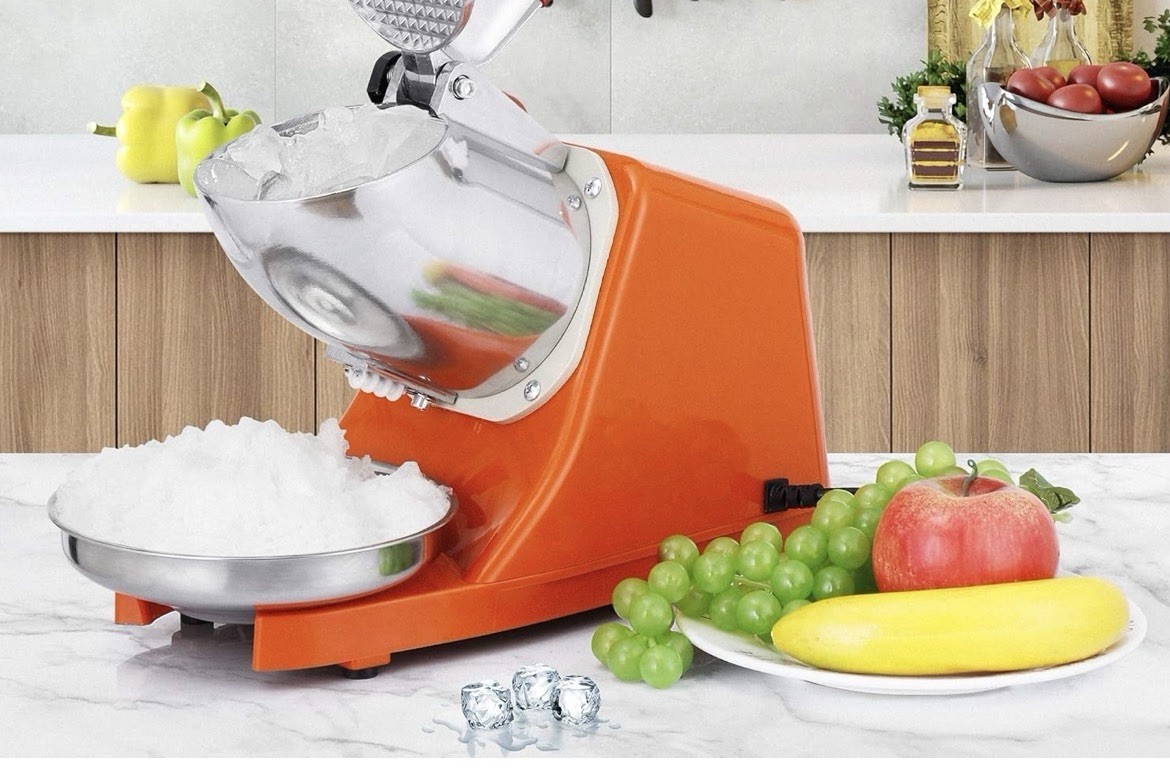 Zenchef Electric Professional Ice Shaver Machine for Snow Cones