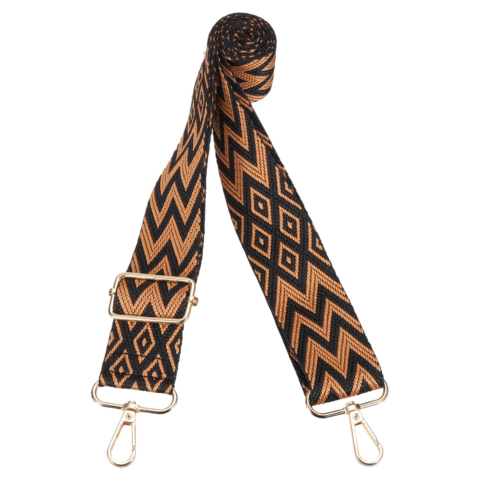 1.5-inch Wide Adjustable  Strap, Handbag Shoulder Crossbody Straps, Brown