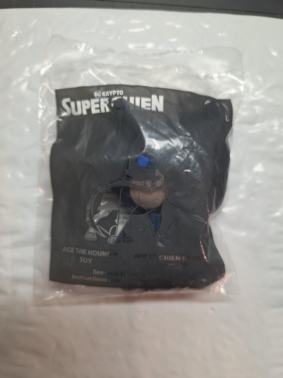 DC KRYPTO SUPER PETS SUPERCHIEN ACE THE HOUND MCDONALD’S HAPPY MEAL TOY