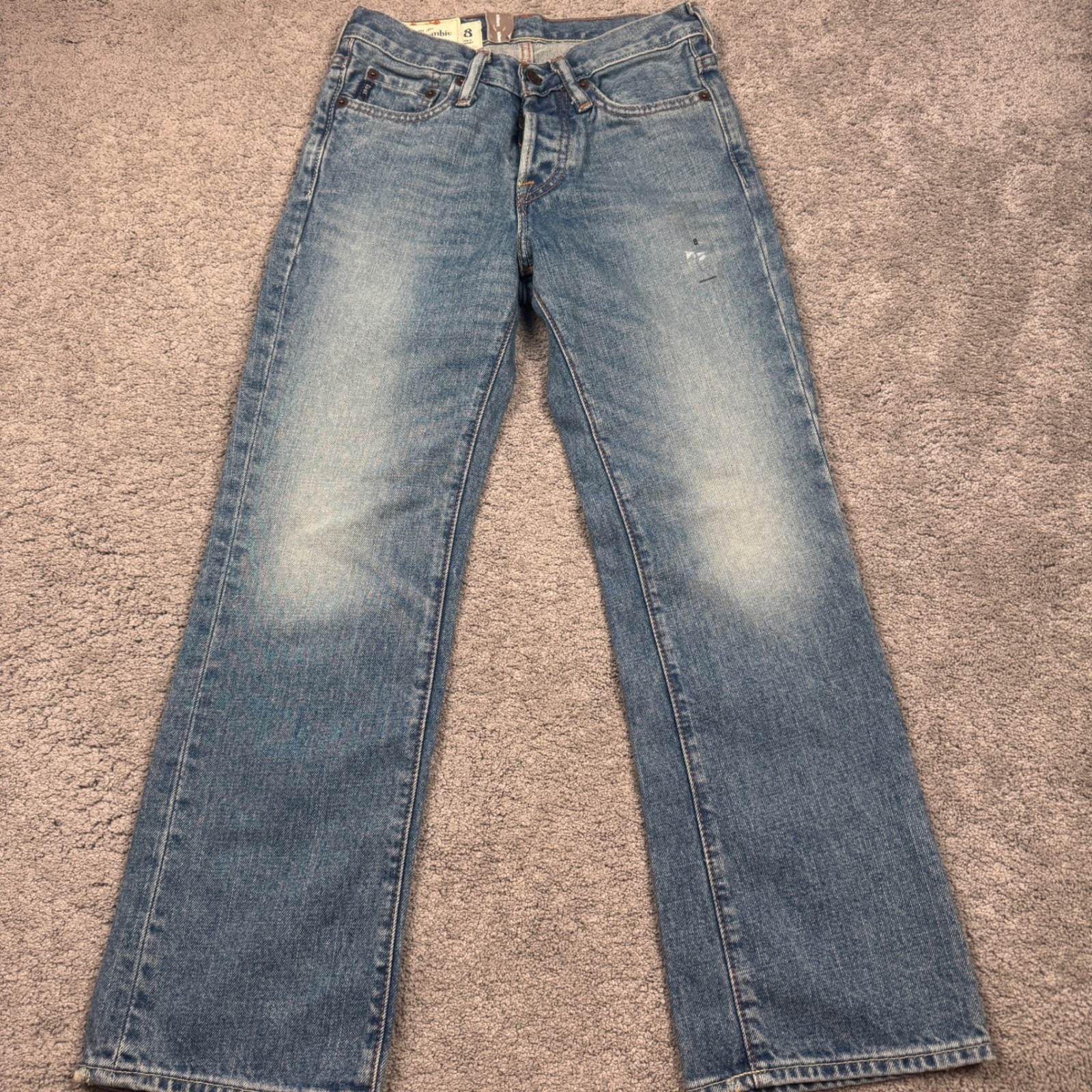 NEW Abercrombie & Fitch Youth Boys 8 Kilburn Jeans