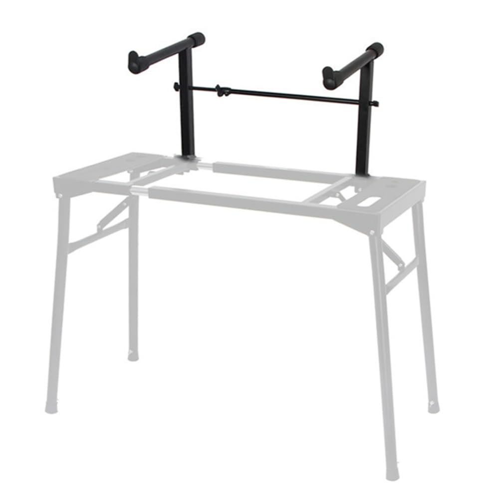 Universal Second Tier Keyboard Stand Adjustable Extension Adapter Piano Rack
