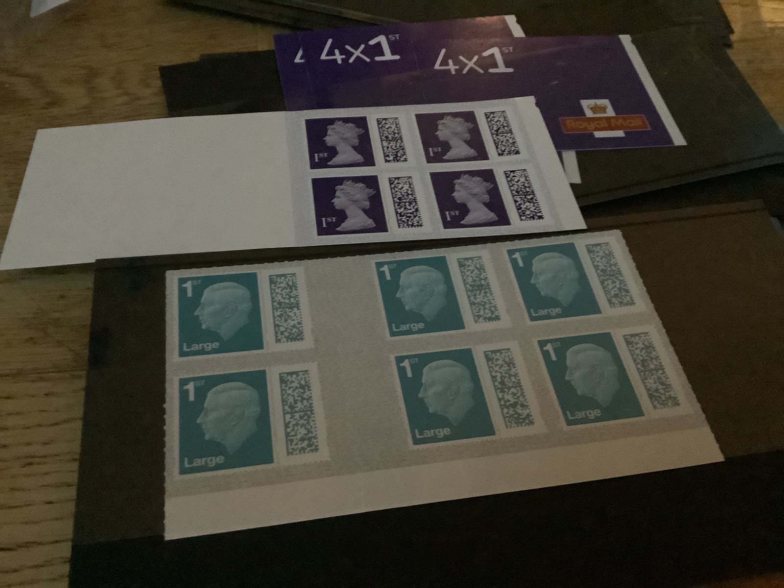royal mail stamps 1st class 12 x standard 4x large letter 