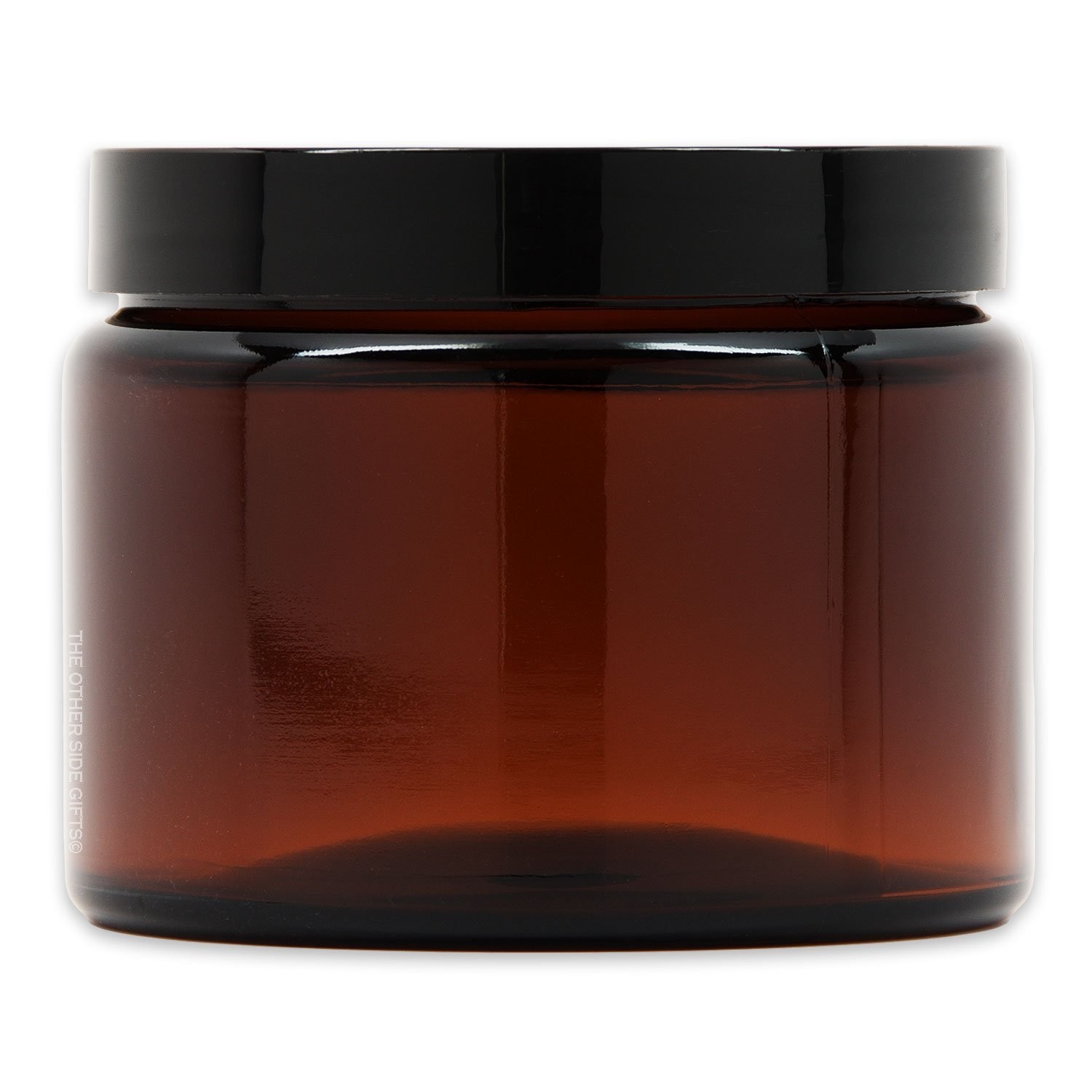 X-Large Amber Glass Storage Jar with Air-Tight Lid