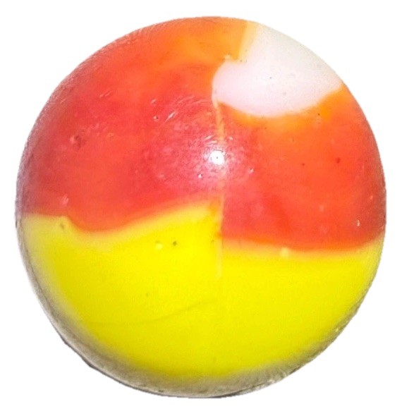 Vintage Marble King Rainbow Red Marble 5/8”