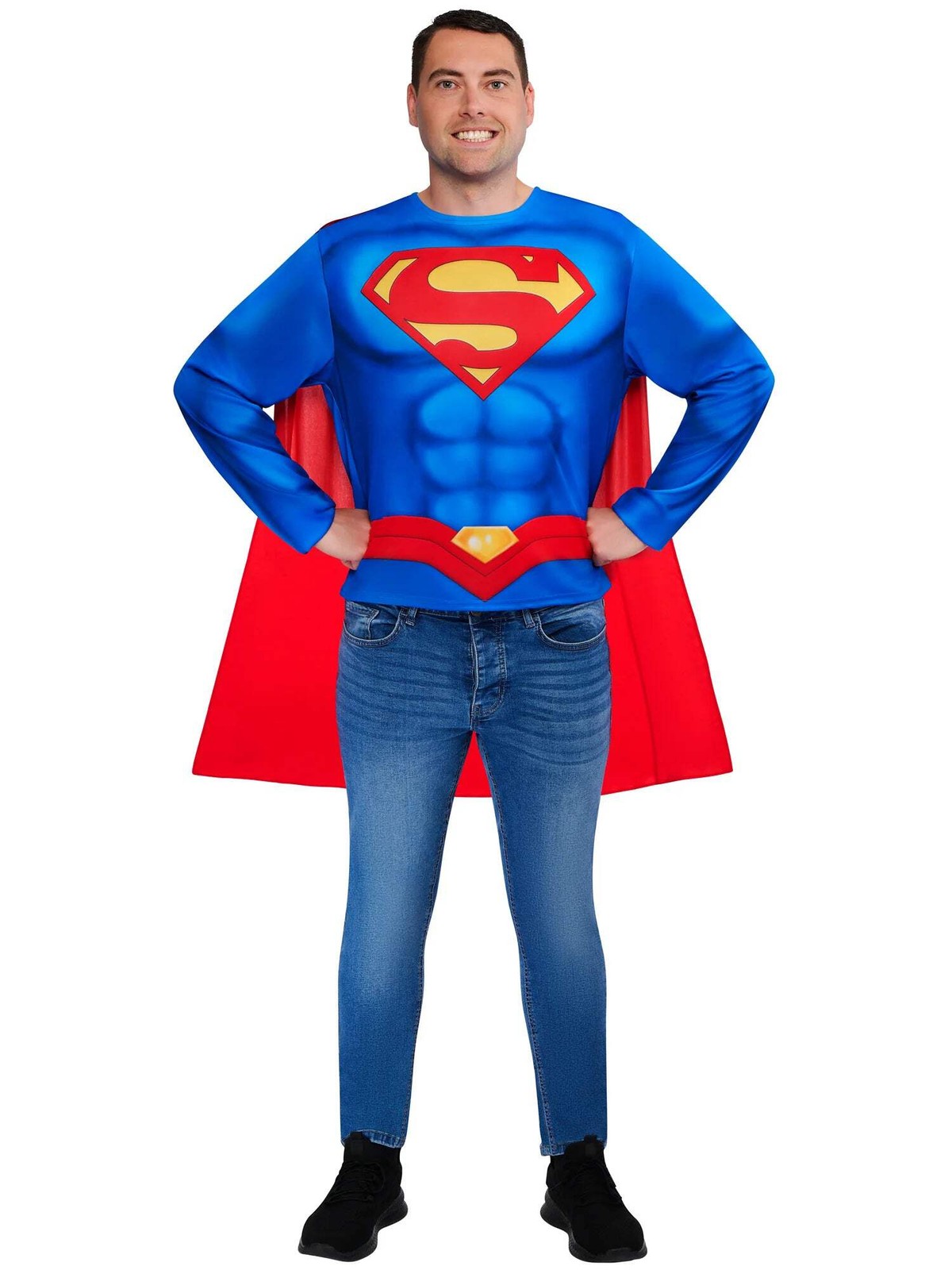 Superman Adult Top and Cape Costume